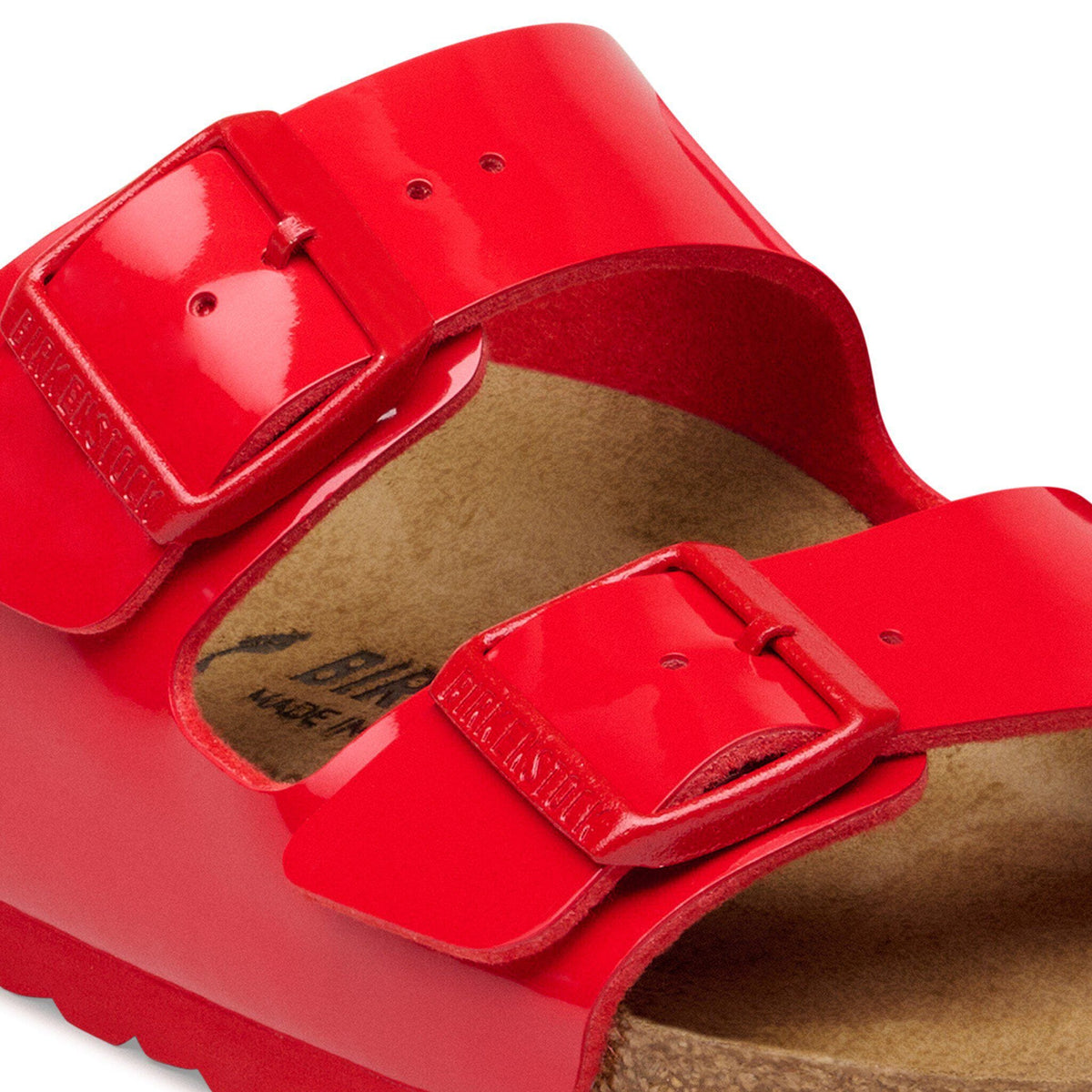 Arizona Birko-Flor Patent in Color Patent Cherry | Birkenstock