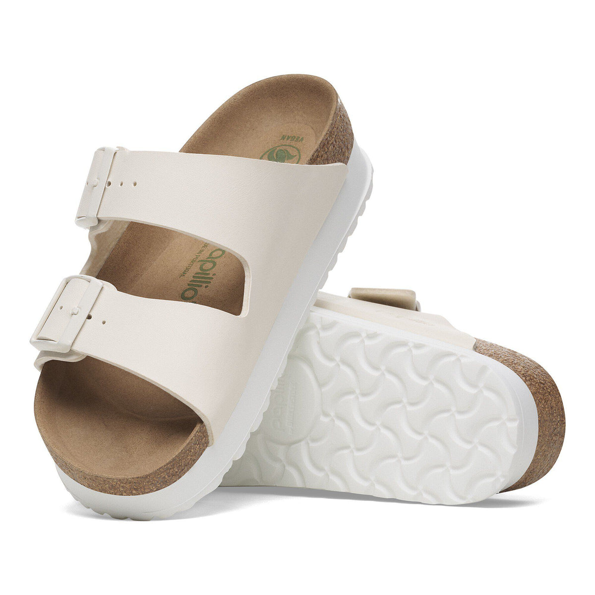 Arizona Flex Platform Birko-Flor in Color Eggshell | Birkenstock
