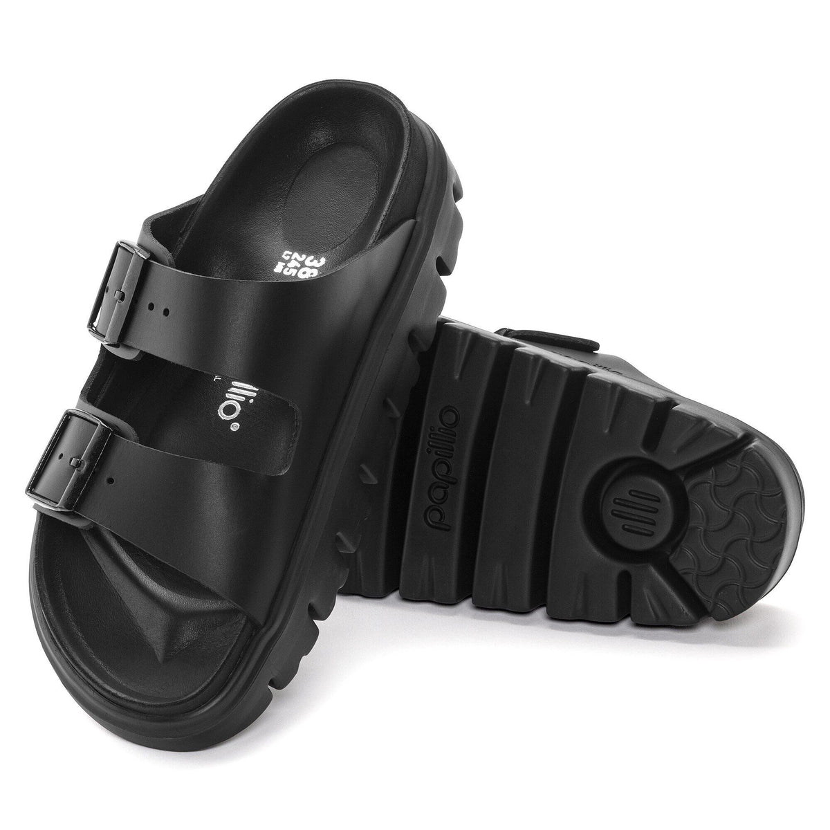Arizona Chunky Leather in Color Black | Birkenstock