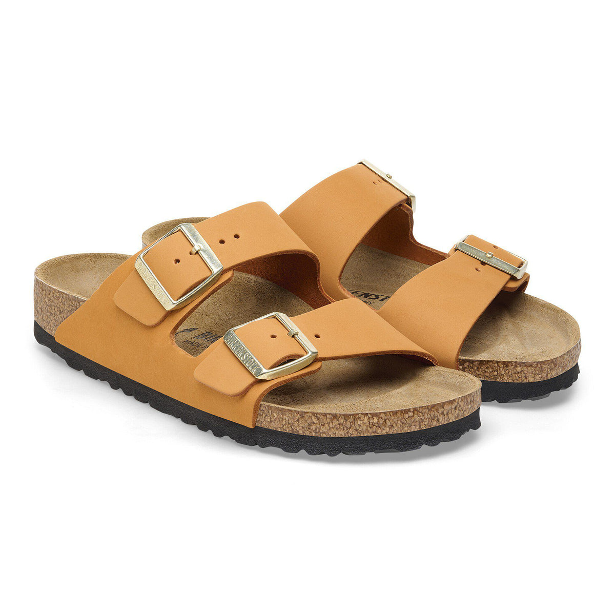 Arizona Nubuck Leather in Color Burnt Orange | Birkenstock