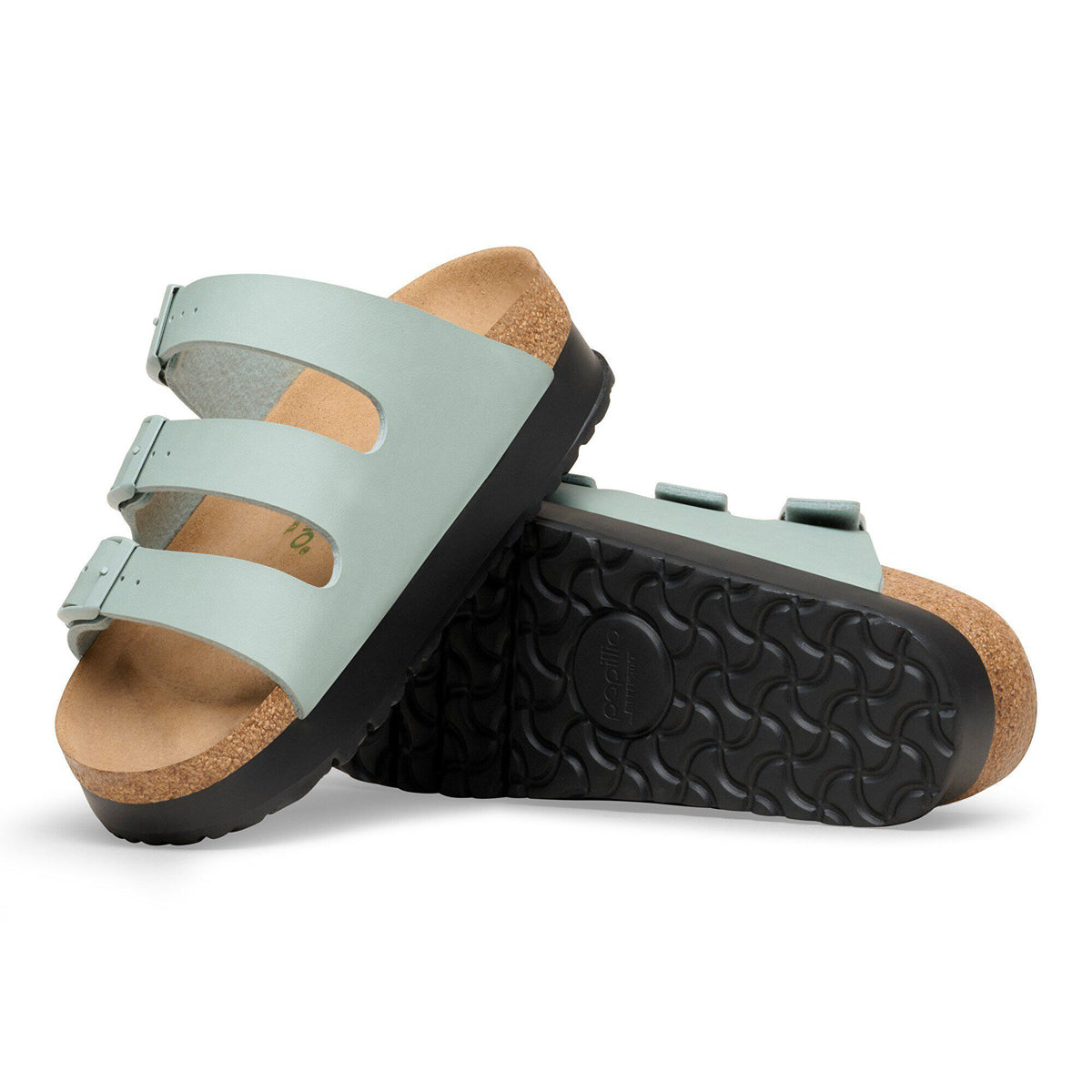 Florida Vegan Flex Platform Birko-Flor in Color Pure Sage | Birkenstock