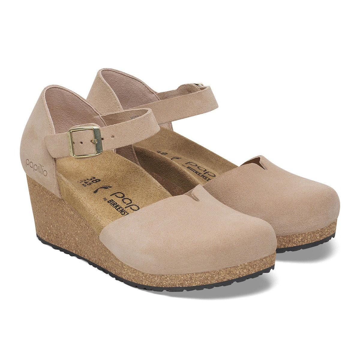 Mary Suede Leather in Color Warm Sand | Birkenstock