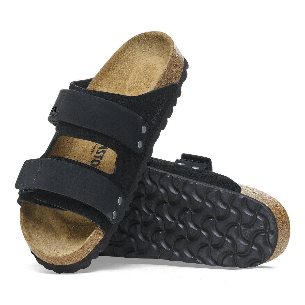 Uji Nubuck-Suede Leather in Color Black | Birkenstock