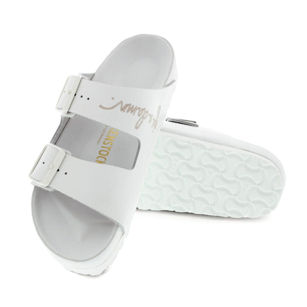 Arizona Lingua Franca Leather in Color White | Birkenstock