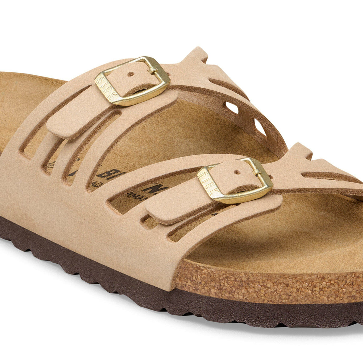 Granada Nubuck Leather in Color Sandcastle | Birkenstock