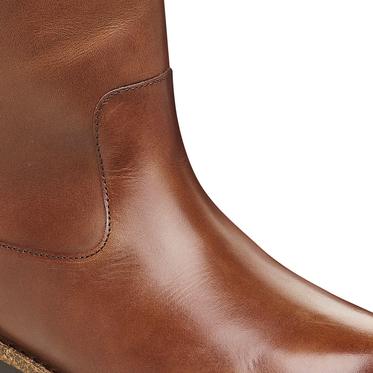 Uppsala Shearling Leather in Color Cognac | Birkenstock