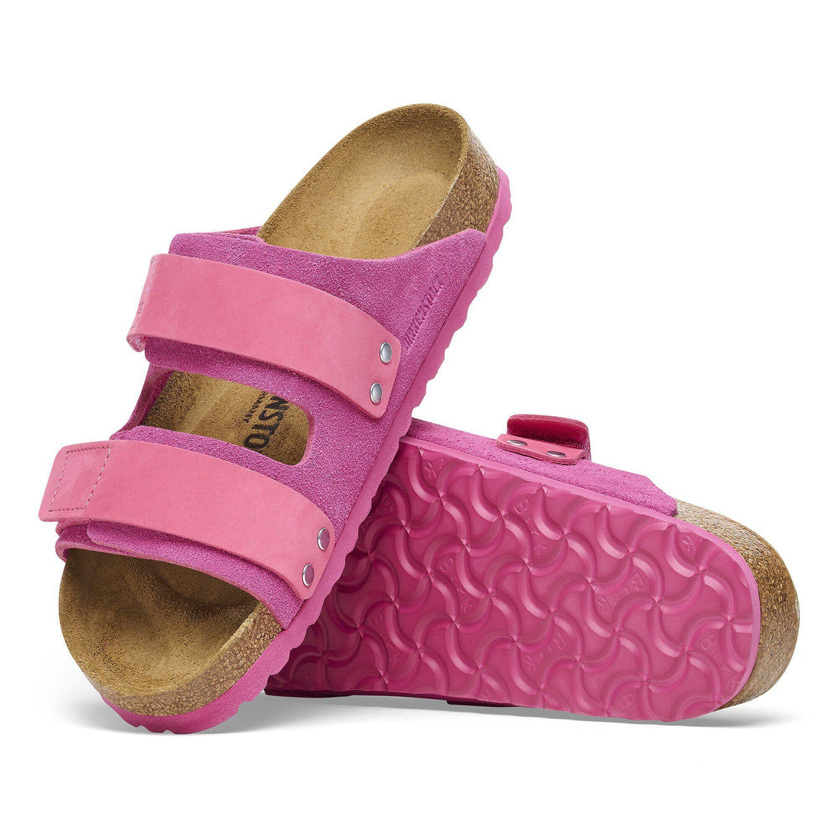 Uji Nubuck-Suede Leather in Color Fuchsia Tulip | Birkenstock
