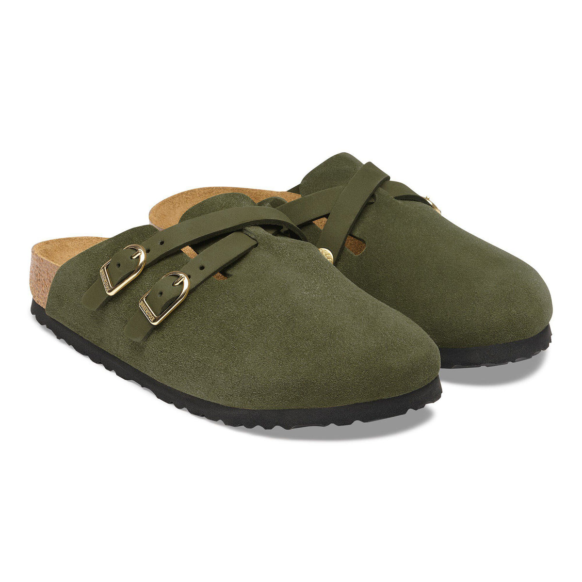 Blair Suede Leather in Color Thyme | Birkenstock
