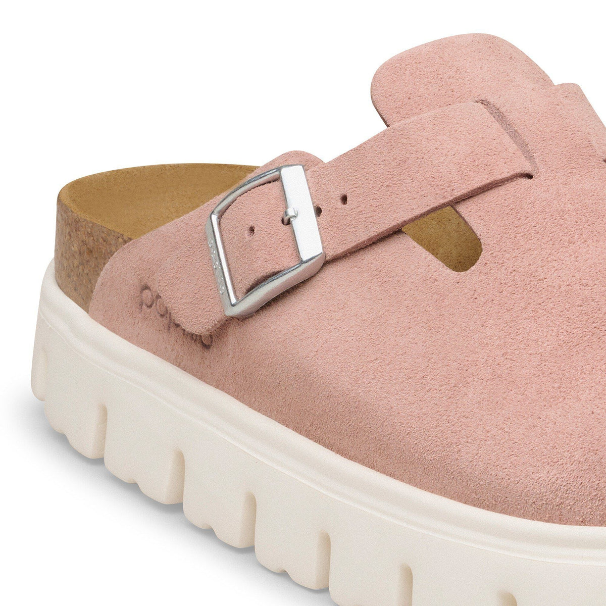 Boston Chunky Suede Leather in Color Pink Clay | Birkenstock