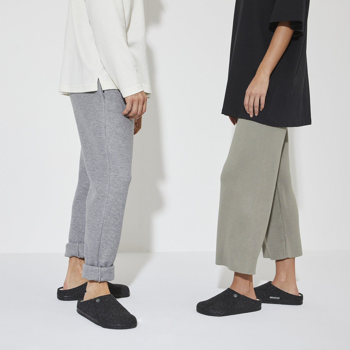 Zermatt Shearling Felt in Color Anthracite | Birkenstock