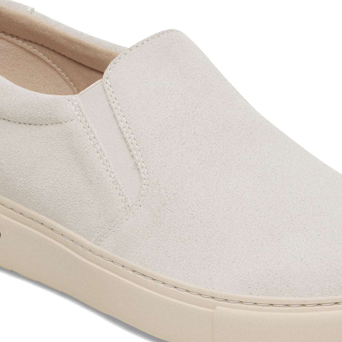 Oswego Suede Leather in Color Antique White | Birkenstock