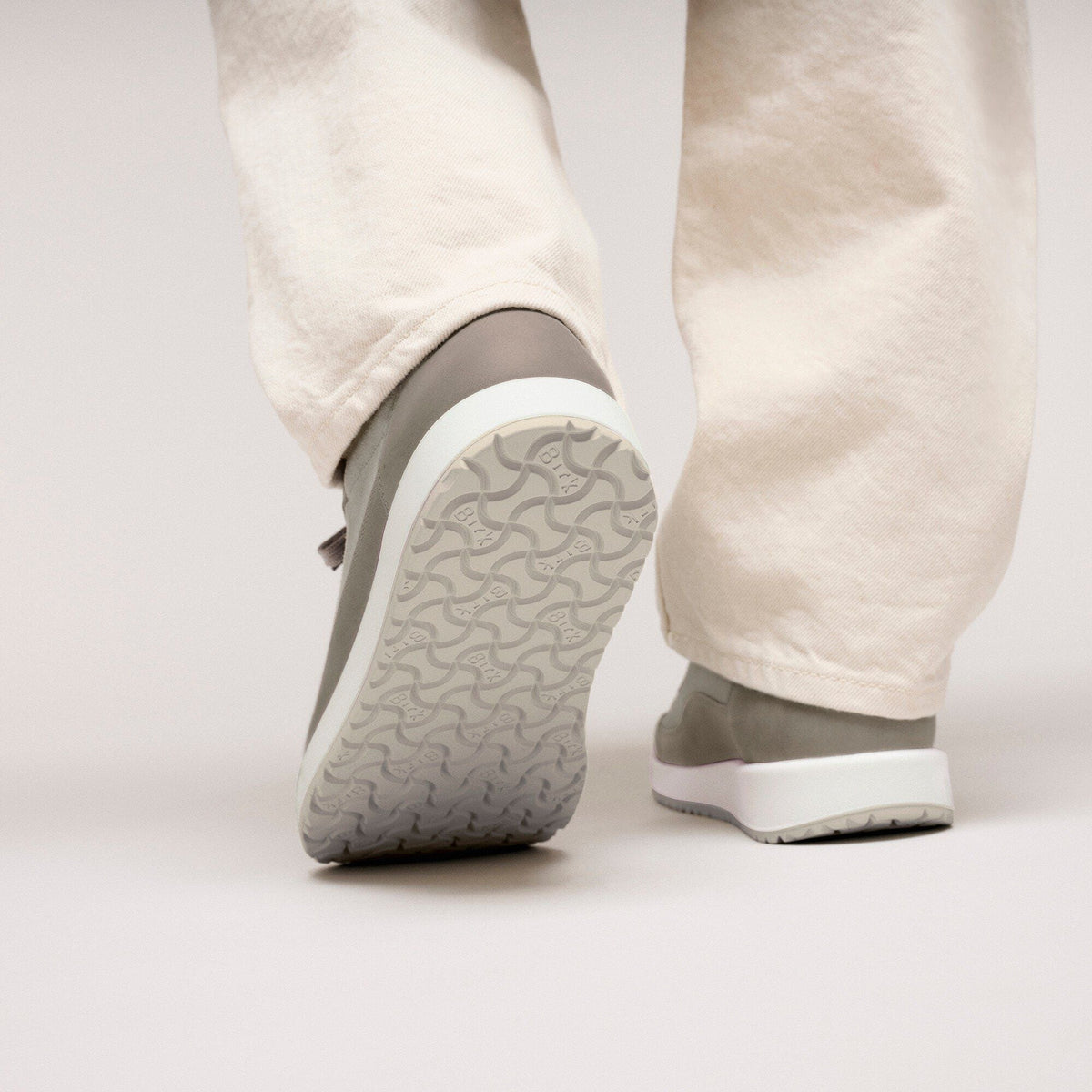 Honnef City Mixed Leather in Color Stone Coin | Birkenstock