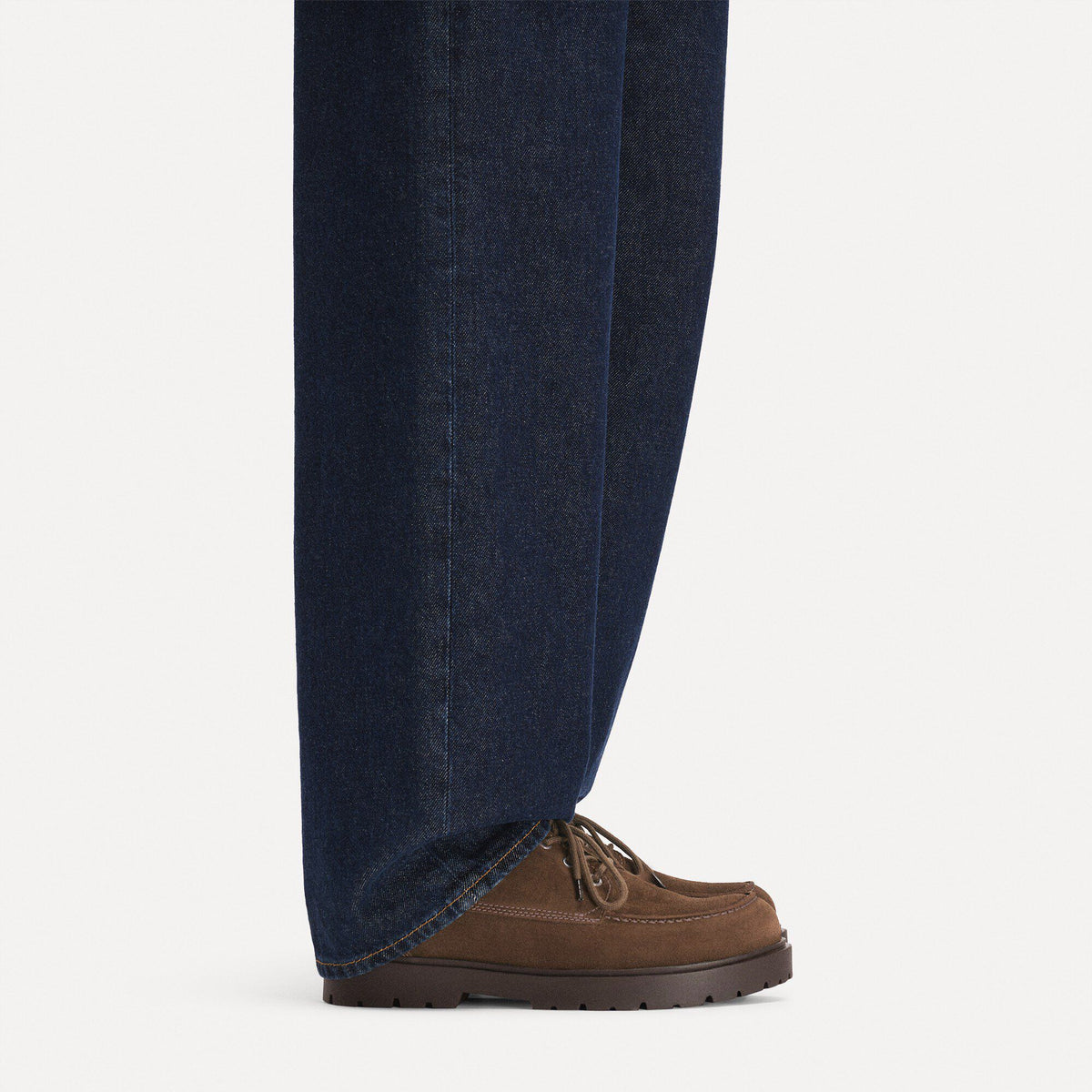 Highwood Moc Lace Suede Leather in Color Carafe | Birkenstock
