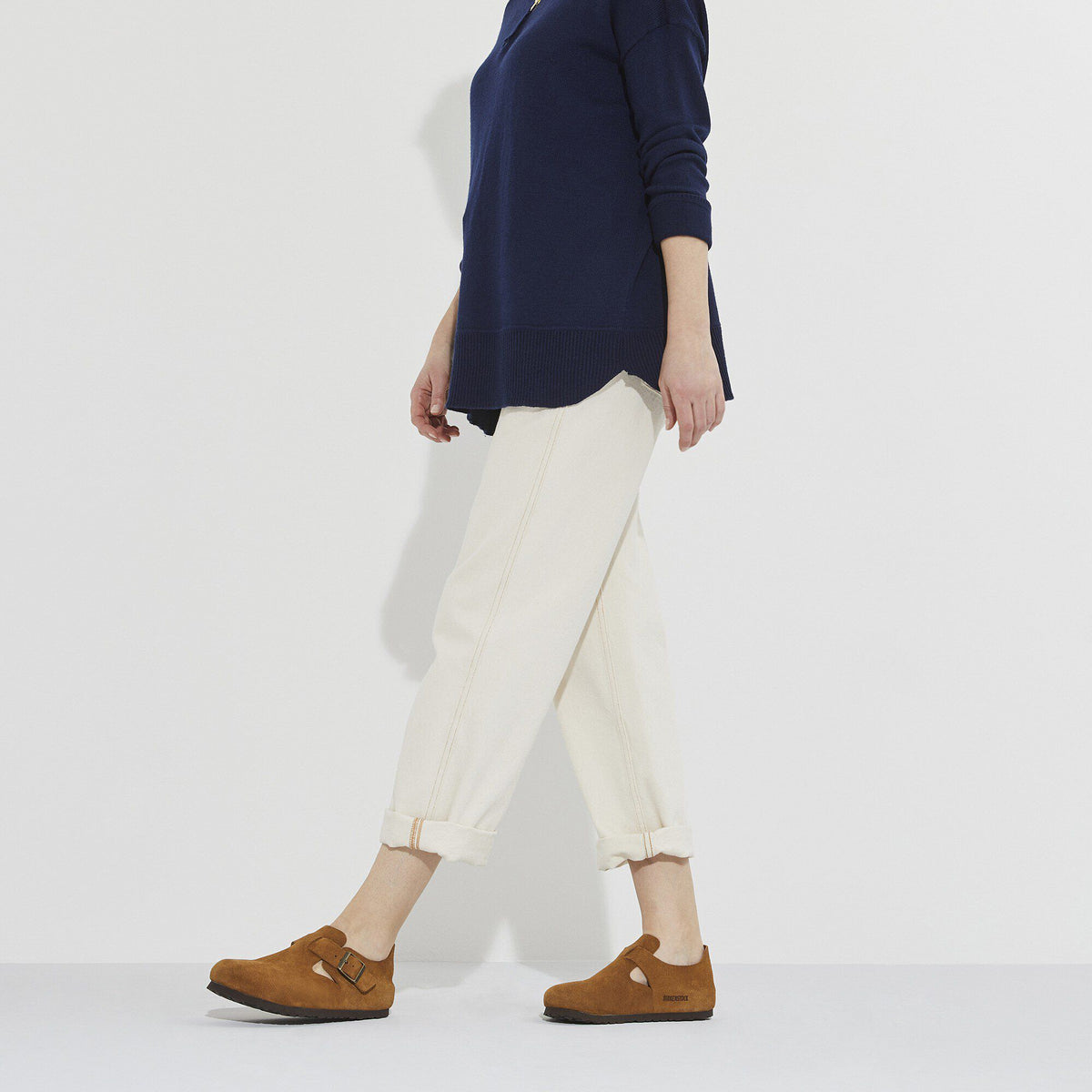 London Suede Leather in Color Mink | Birkenstock