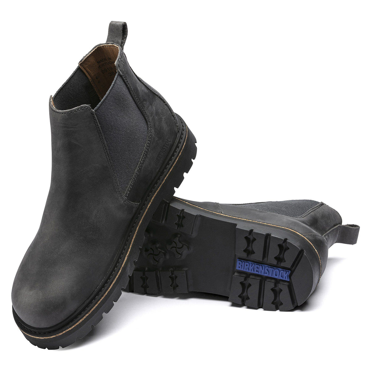 Stalon Nubuck Leather in Color Graphite | Birkenstock
