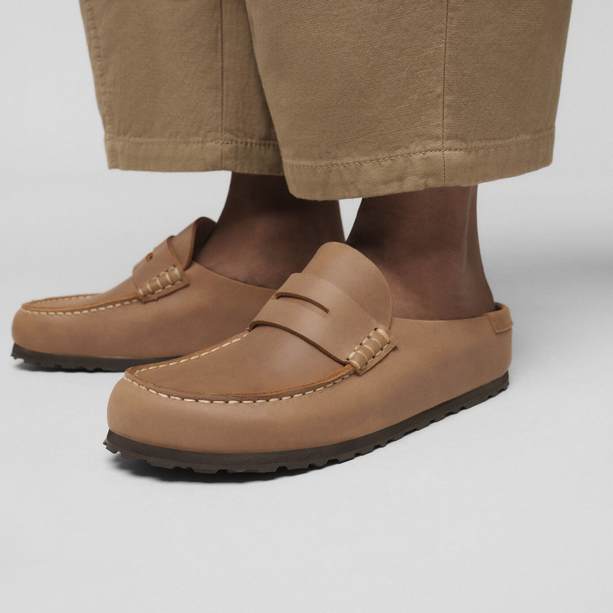 Naples Wrapped Oiled Leather in Color Cognac | Birkenstock