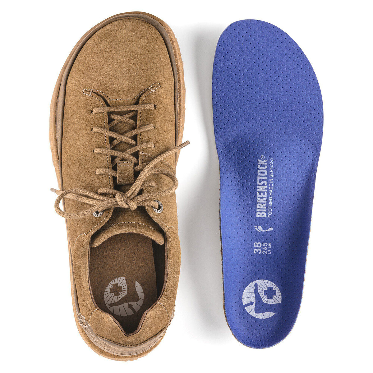 Honnef Low Suede Leather in Color Dark Tea | Birkenstock