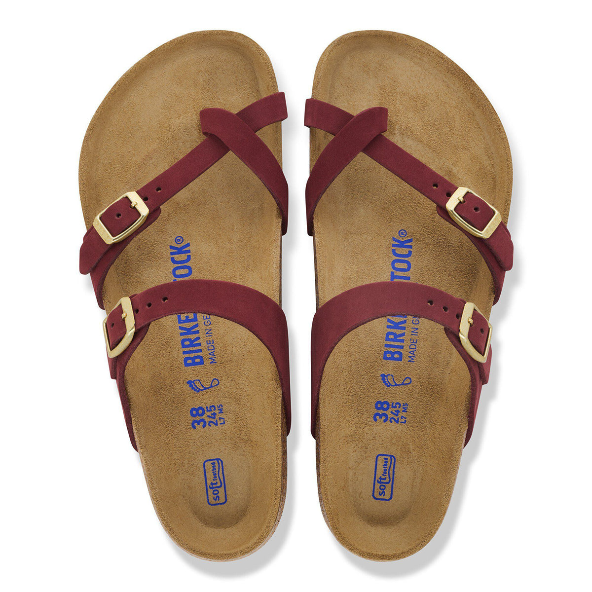 Mayari Soft Footbed Nubuck Leather in Color Zinfandel | Birkenstock