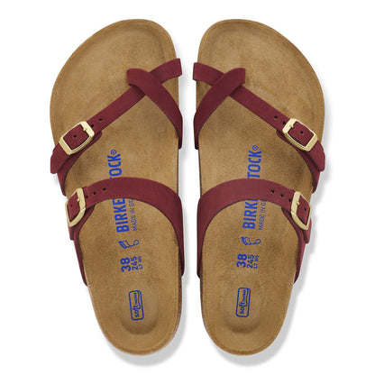 Mayari Soft Footbed Nubuck Leather in Color Zinfandel | Birkenstock