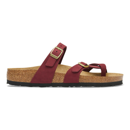 Mayari Soft Footbed Nubuck Leather in Color Zinfandel | Birkenstock