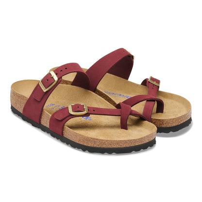 Mayari Soft Footbed Nubuck Leather in Color Zinfandel | Birkenstock