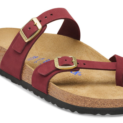 Mayari Soft Footbed Nubuck Leather in Color Zinfandel | Birkenstock