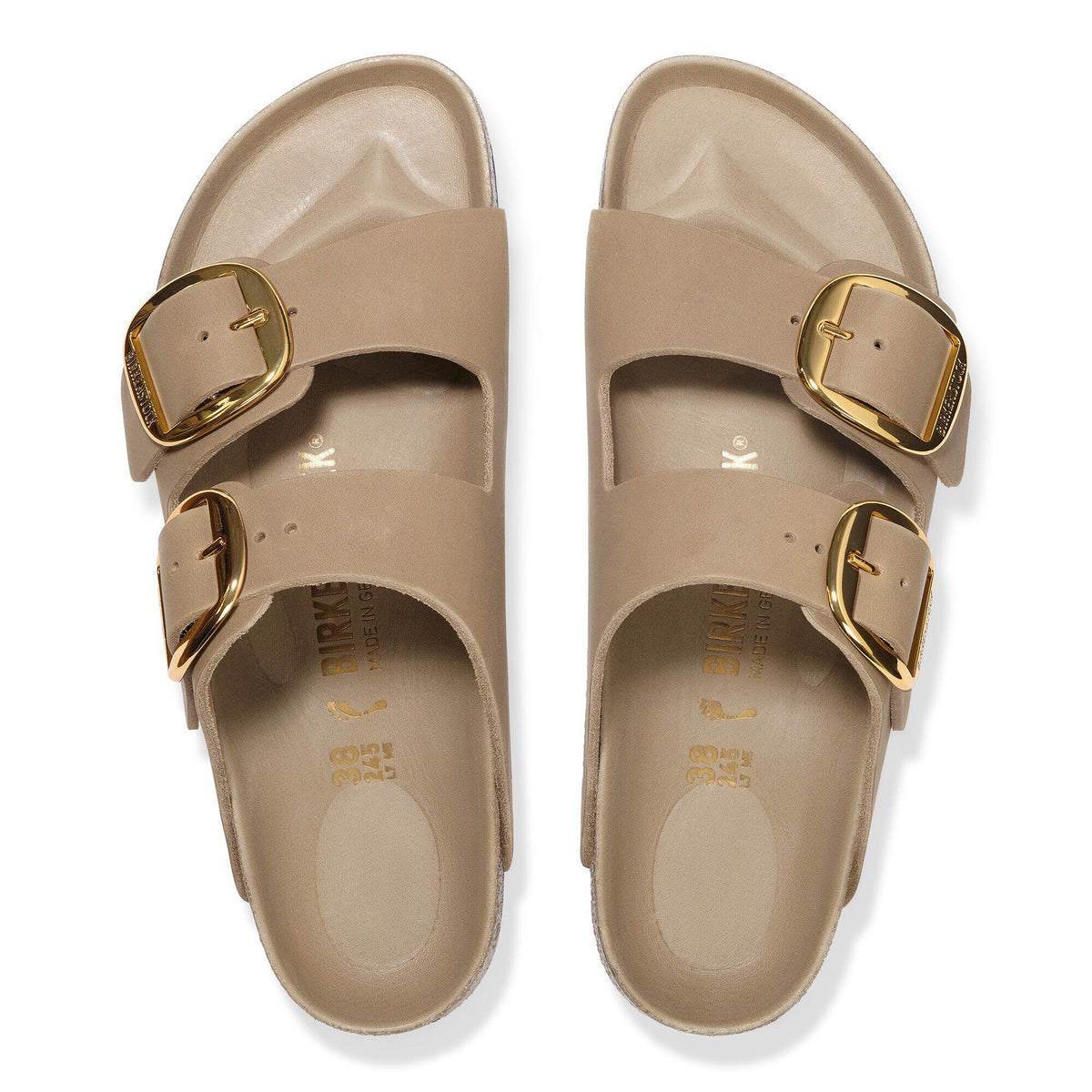 Arizona Big Buckle Oiled Leather in Color Tobacco Brown | Birkenstock