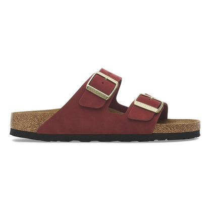 Arizona Soft Footbed Nubuck Leather in Color Zinfandel | Birkenstock