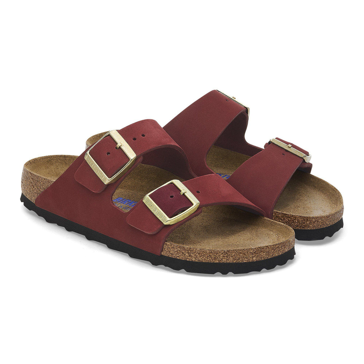 Arizona Soft Footbed Nubuck Leather in Color Zinfandel | Birkenstock