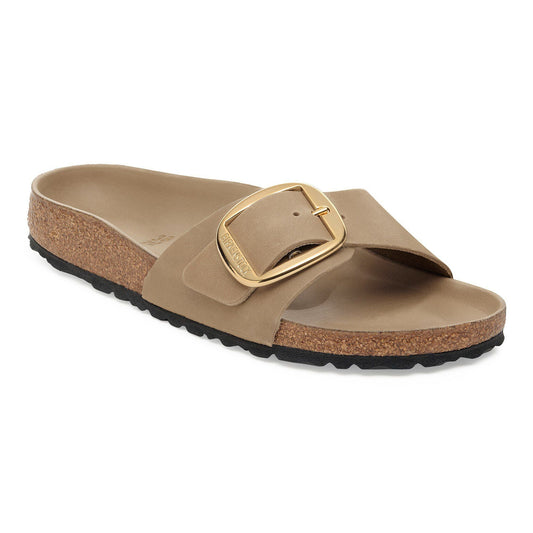 Madrid Big Buckle Oiled Leather in Color Tobacco Brown | Birkenstock