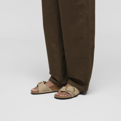 Madrid Big Buckle Oiled Leather in Color Tobacco Brown | Birkenstock
