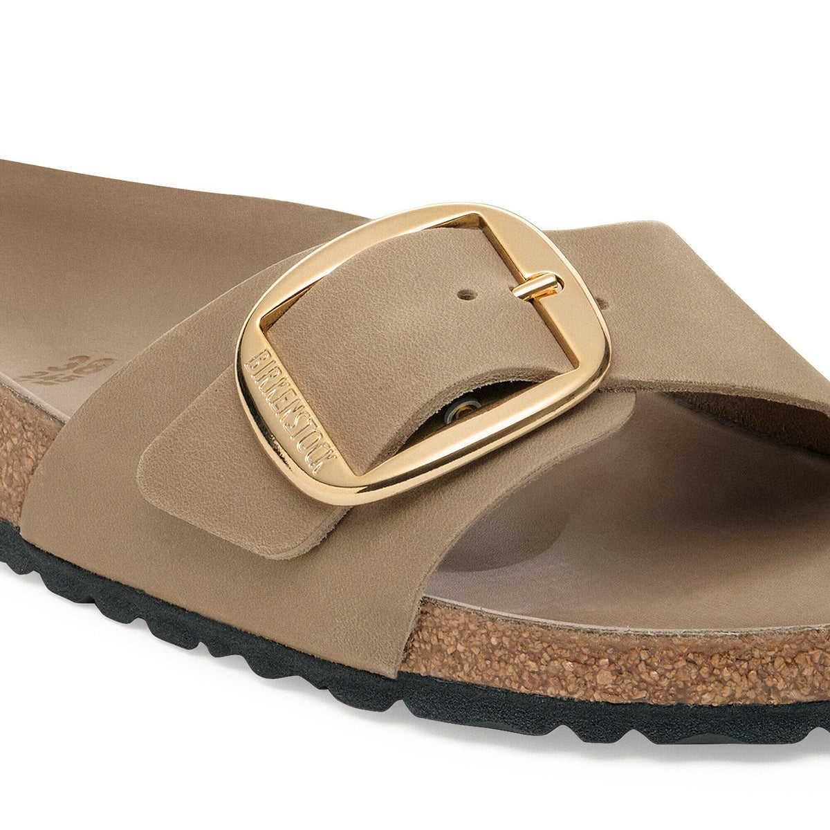 Madrid Big Buckle Oiled Leather in Color Tobacco Brown | Birkenstock