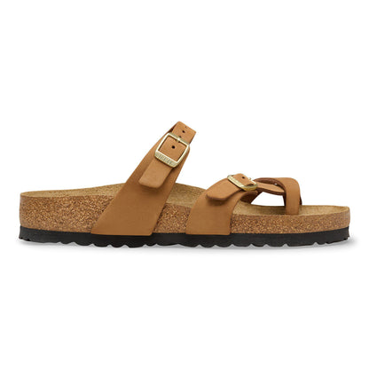 Mayari Soft Footbed Nubuck Leather in Color Mink | Birkenstock