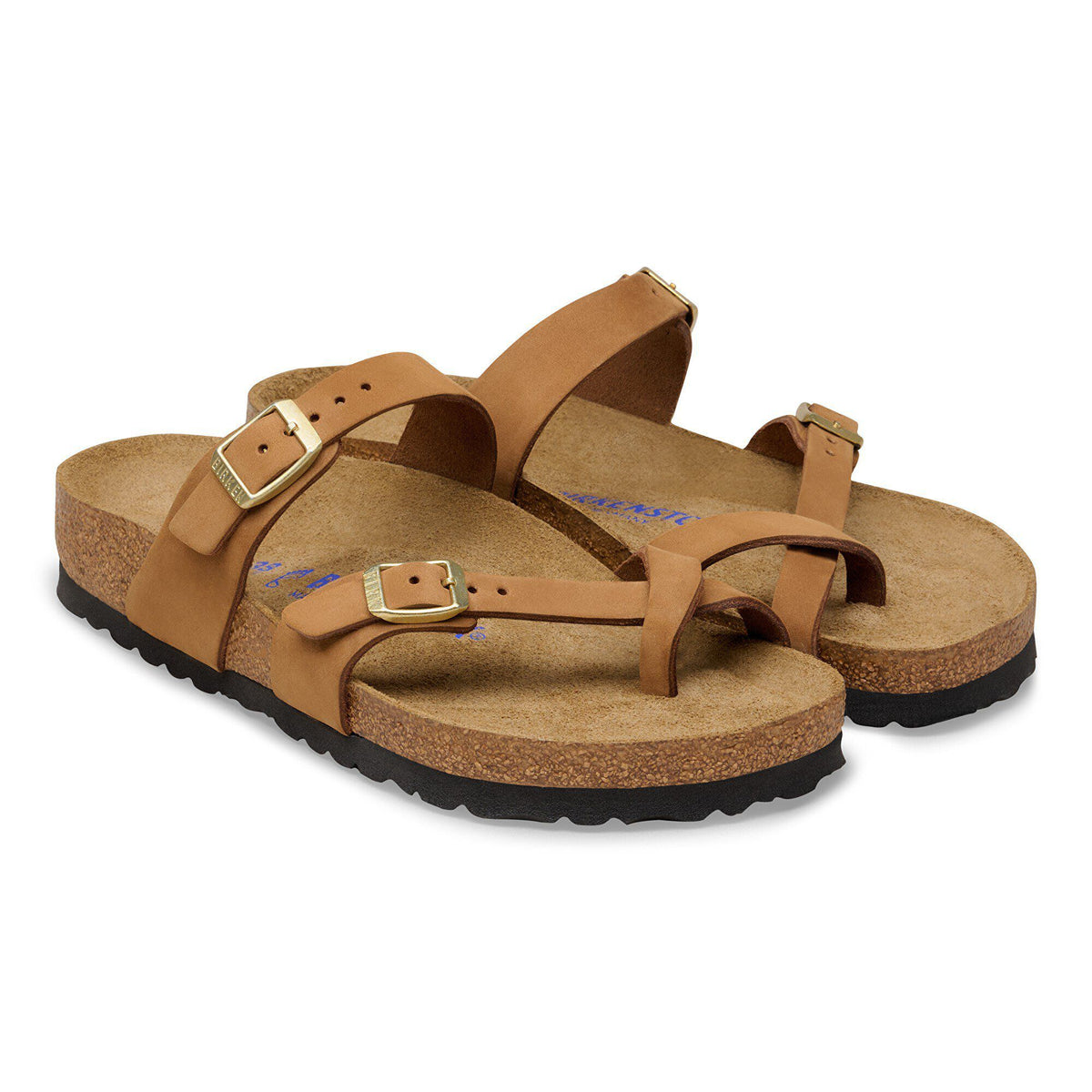 Mayari Soft Footbed Nubuck Leather in Color Mink | Birkenstock