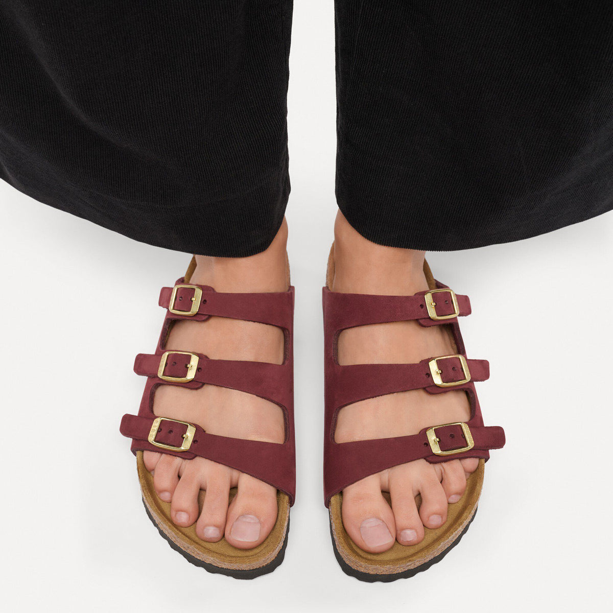 Florida Nubuck Leather in Color Zinfandel | Birkenstock