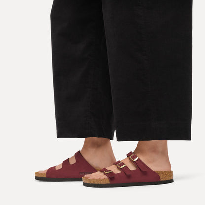 Florida Nubuck Leather in Color Zinfandel | Birkenstock