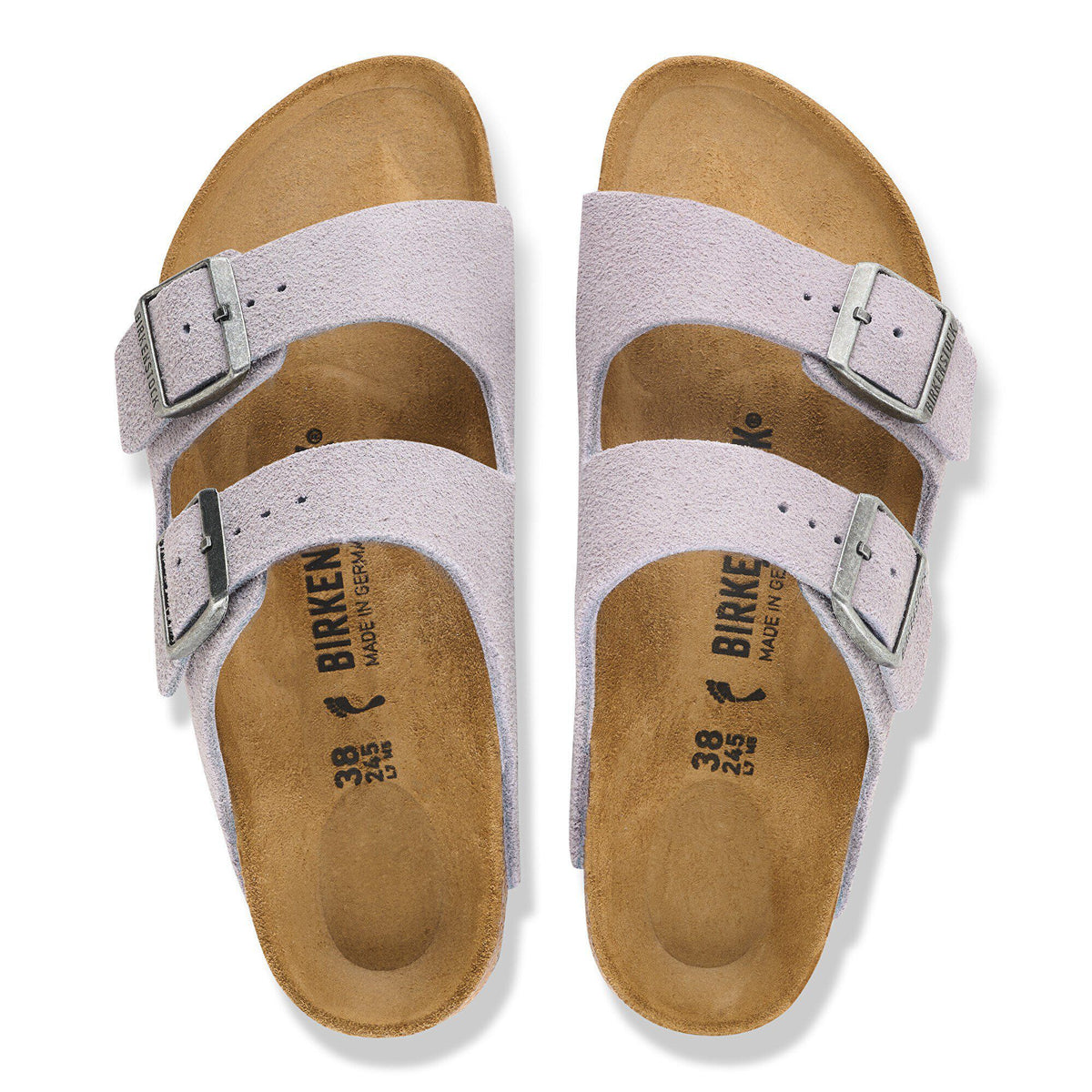 Arizona Suede Leather in Color Lavender Sky | Birkenstock
