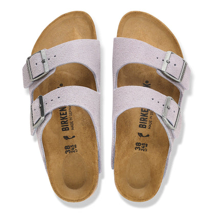 Arizona Suede Leather in Color Lavender Sky | Birkenstock