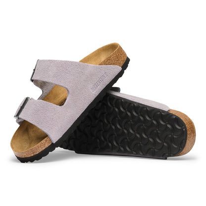 Arizona Suede Leather in Color Lavender Sky | Birkenstock