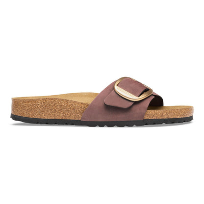 Madrid Big Buckle Nubuck Leather in Color Pepper | Birkenstock