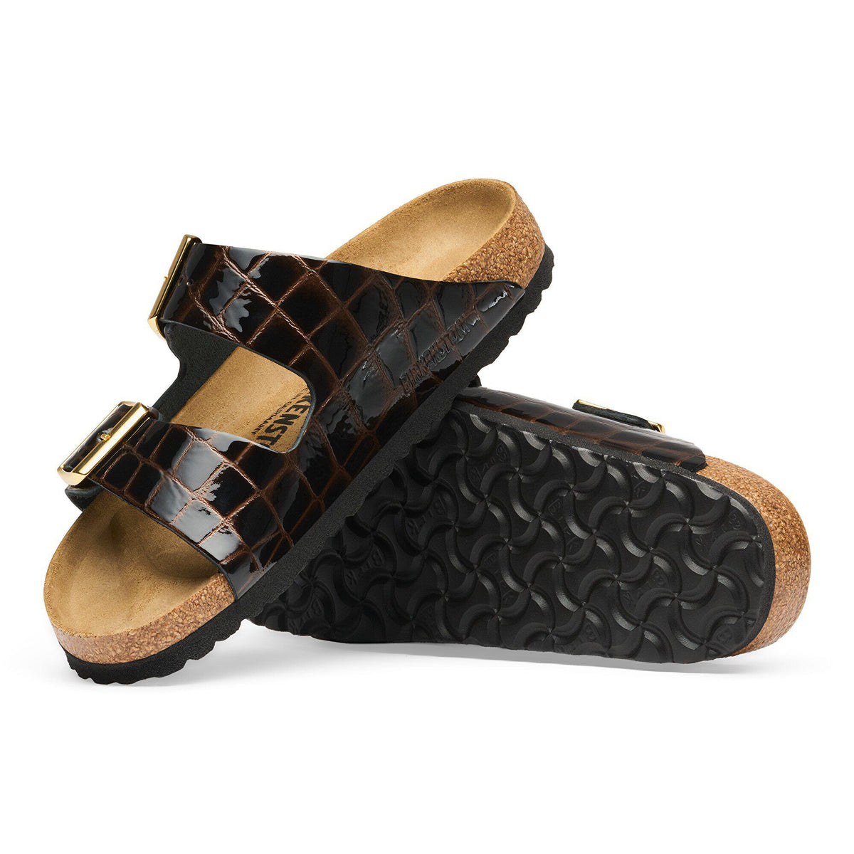 Arizona Leather in Color Black Emboss | Birkenstock