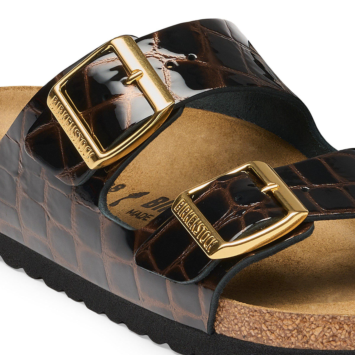 Arizona Leather in Color Black Emboss | Birkenstock