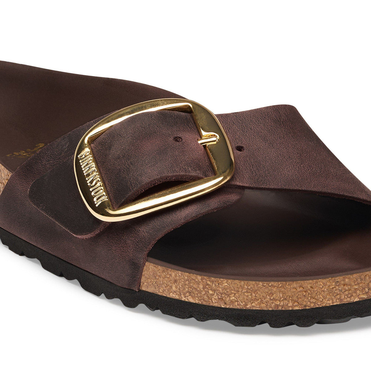 Madrid Big Buckle Oiled Leather in Color Habana | Birkenstock