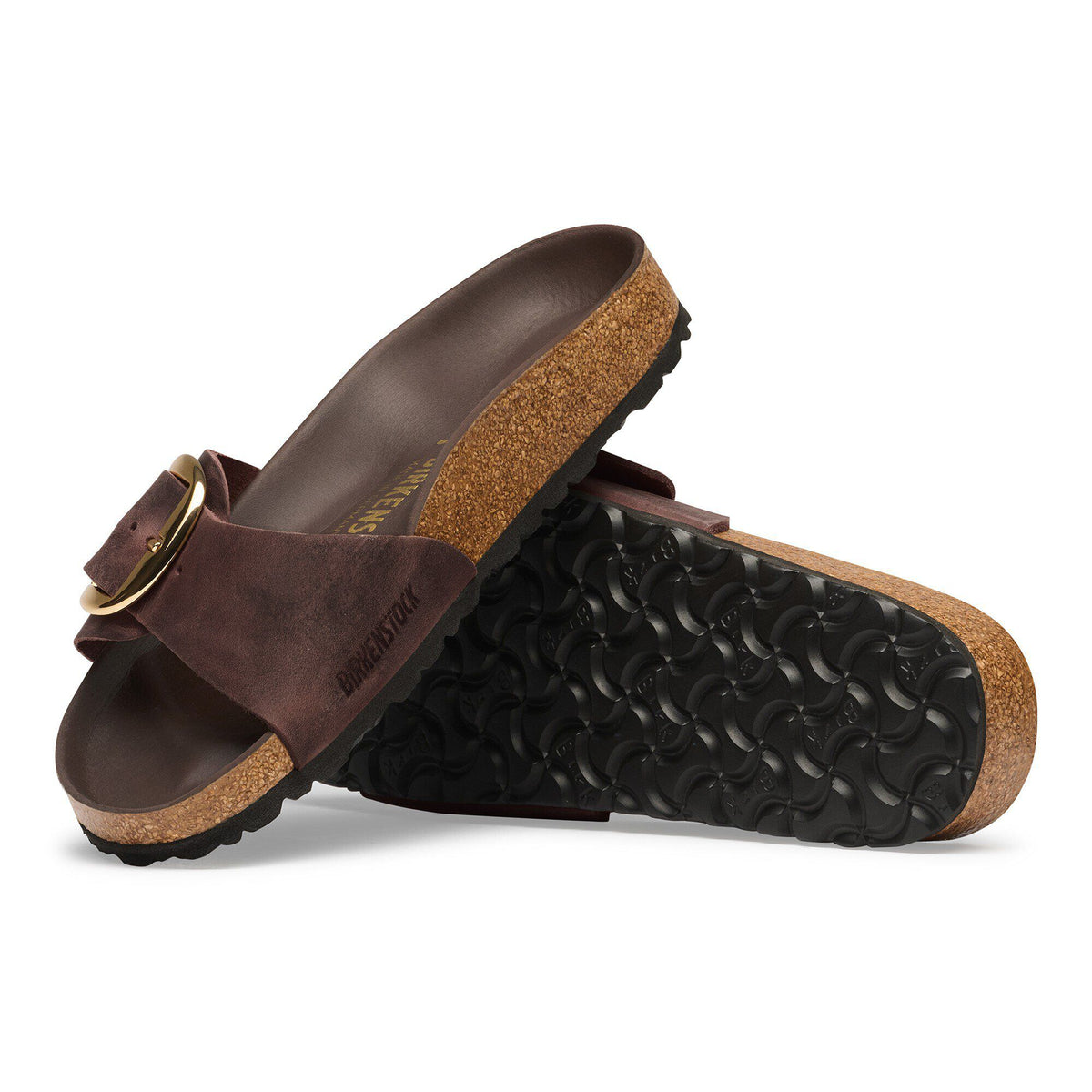 Madrid Big Buckle Oiled Leather in Color Habana | Birkenstock