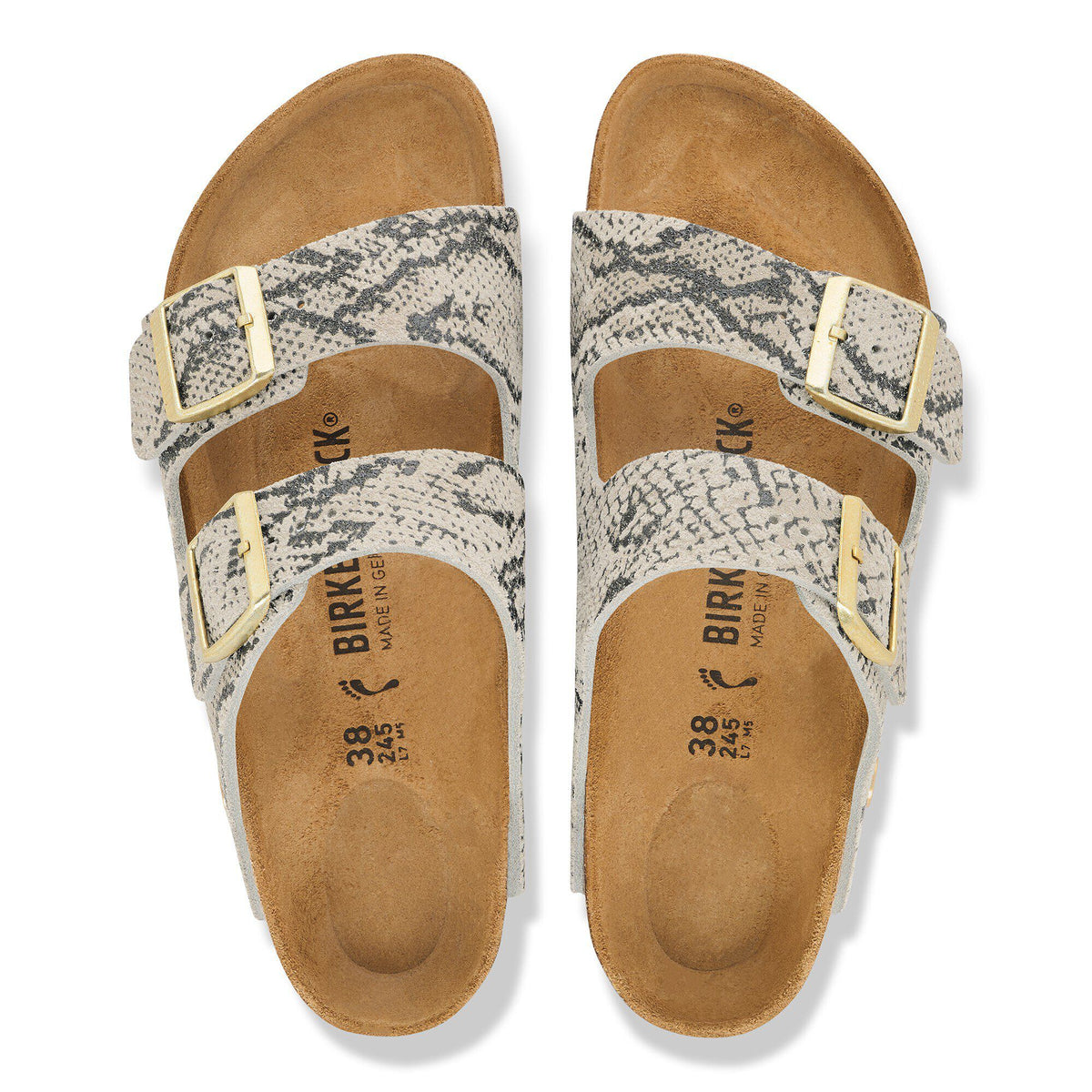 Arizona Suede Leather in Color Snake Oyster | Birkenstock