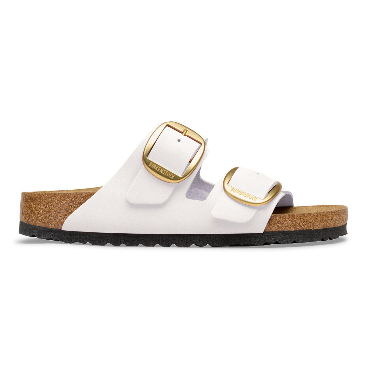 Arizona Big Buckle Nubuck Leather in Color Antique White | Birkenstock