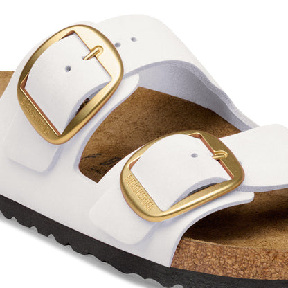 Arizona Big Buckle Nubuck Leather in Color Antique White | Birkenstock