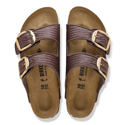 Arizona Big Buckle Textile in Color Raffia Carafe | Birkenstock