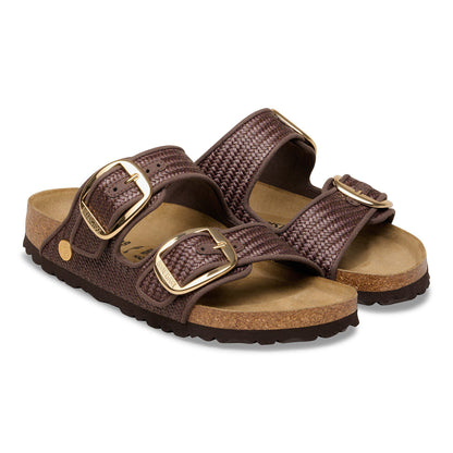 Arizona Big Buckle Textile in Color Raffia Carafe | Birkenstock