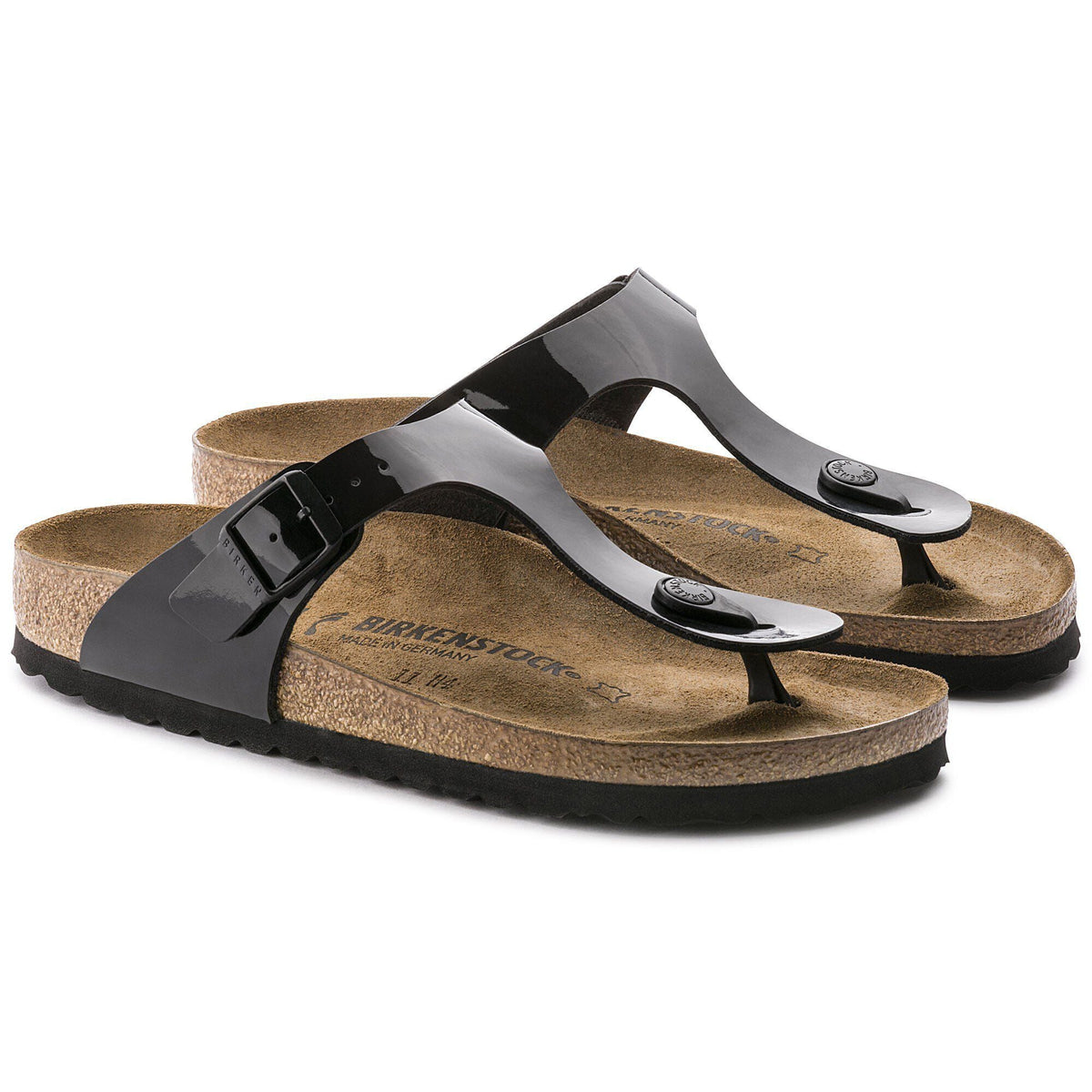 Gizeh Birko-Flor Patent in Color Black Patent | Birkenstock